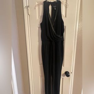 WHBM Dressy & Plunging neckline Jumpsuit